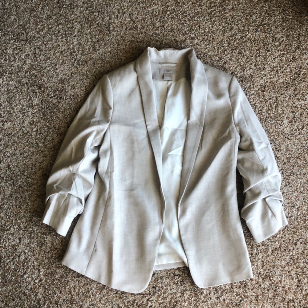 H&M 🧥 Tweed Blazer Jacket - Size 6